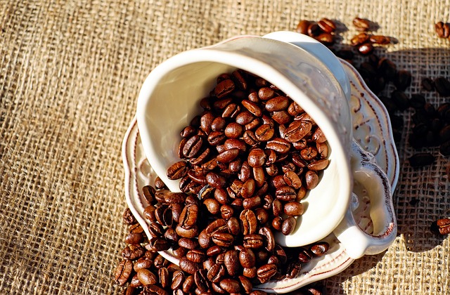 Türkei Fakten: Kaffeebohnen in einer türkischen Mokka-Tasse